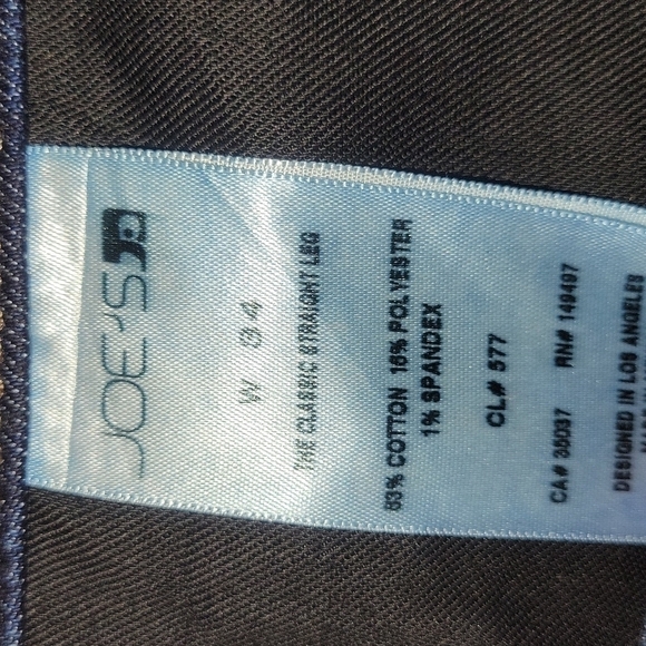 Joe's Jeans Classic Straight Leg Preppy Dark Acadamia Date Night Jeans - Mens - Picture 8 of 8